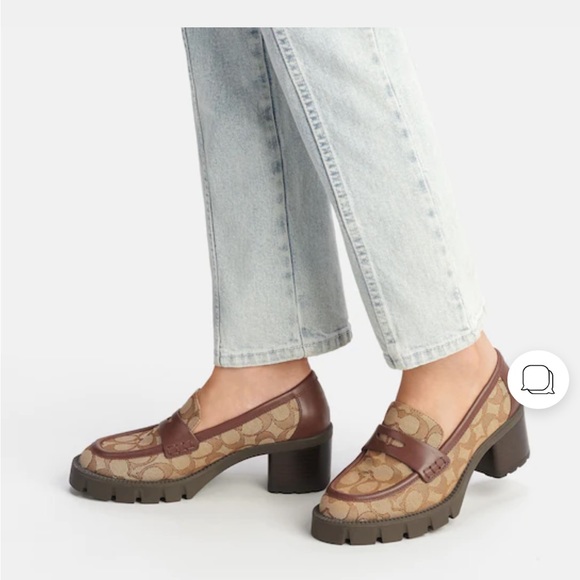 Coach Colleen Loafer In Signature Jacquard size 10 - Picture 4 of 7